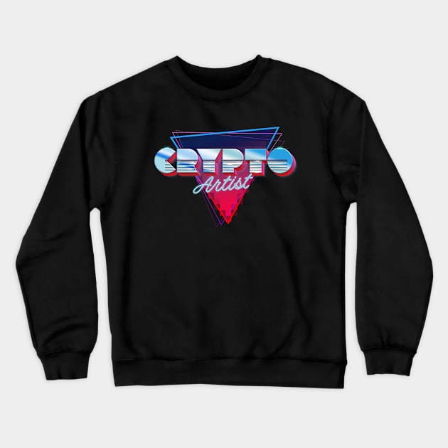 non fungible cryptoartist Crewneck Sweatshirt by opippi